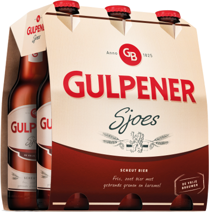 Gulpener Sjoes set van 6 flesjes á 0,30 liter Gulpener Sjoes set van 6 flesjes á 0,30 liter